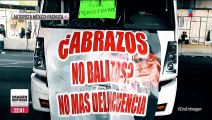 Transportistas bloquean nueve horas la autopista México-Pachuca por las extorsiones