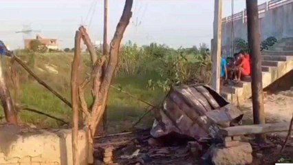 एटा: परचून की दुकान में लगी आग, हजारों का सामान जलकर राख