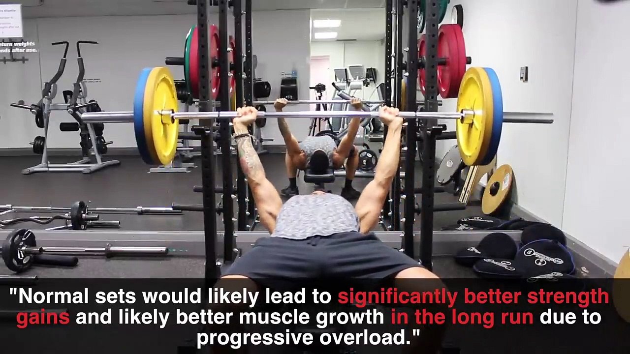 Drop Sets vs Normal Sets for Muscle Growth video Dailymotion