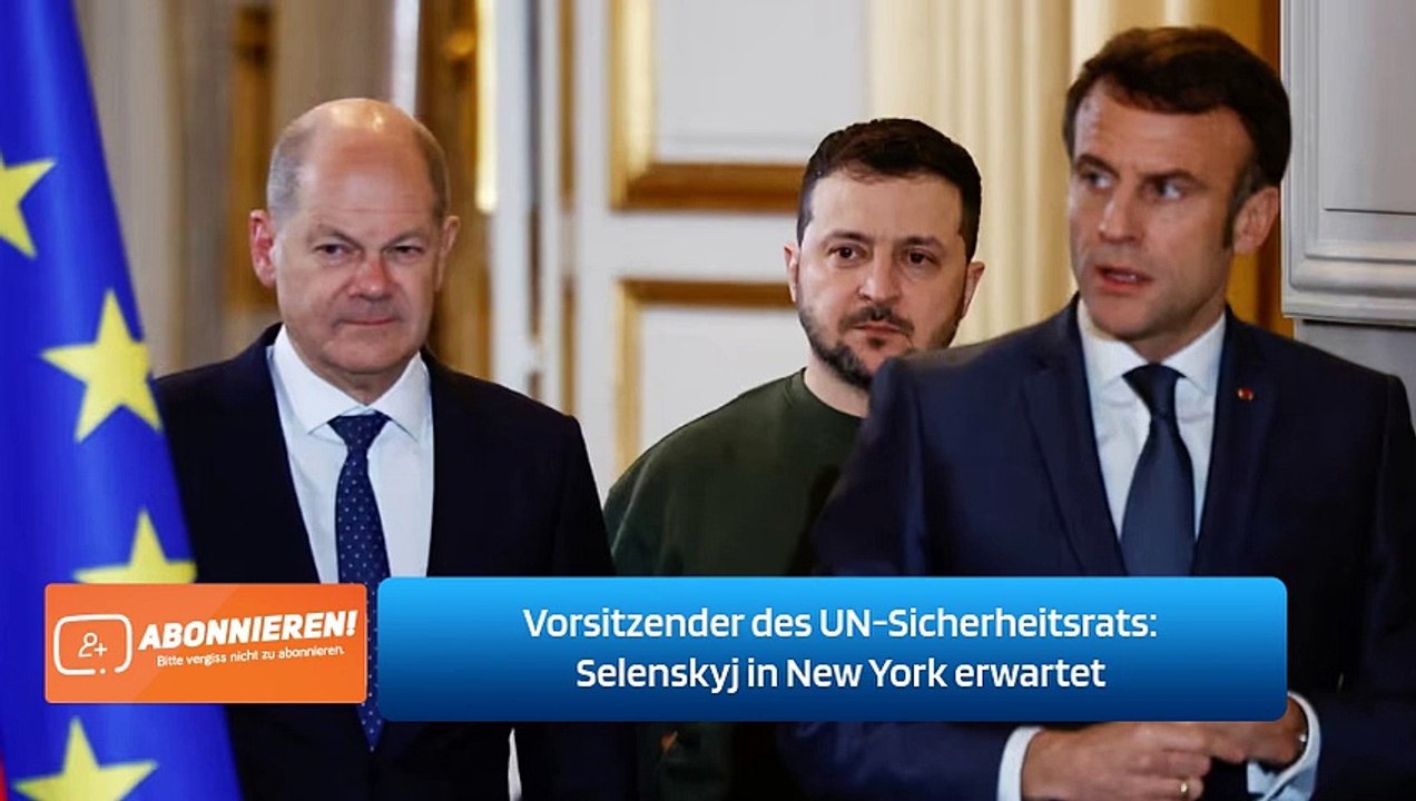Vorsitzender des UN-Sicherheitsrats: Selenskyj in New York erwartet