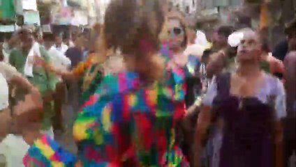 किन्नर समाज का कजलियां जुलूस