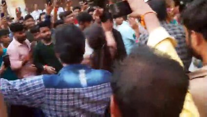 किन्नर समाज का कजलियां जुलूस