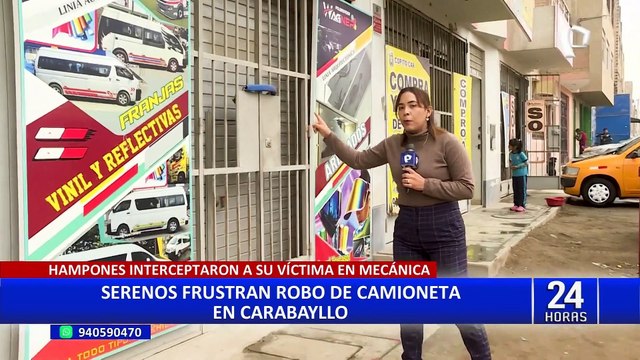 Carabayllo: Capturan a delincuentes que encañonaron a hombre para robarle su camioneta