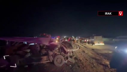 Irak'ta katliam gibi kaza: 16 ölü, 13 yaralı