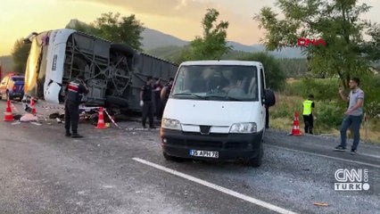 Denizli'de katliam gibi kaza! 6 kişi hayatını kaybetti, 43 yaralı
