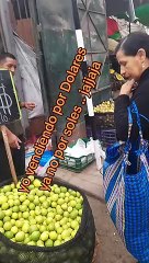 Joven en shock al ir a La Parada y ver el precio del limón en dólares: "Todo fuera de control"