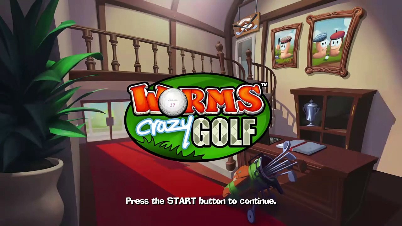 Worms Crazy Golf online multiplayer - ps3