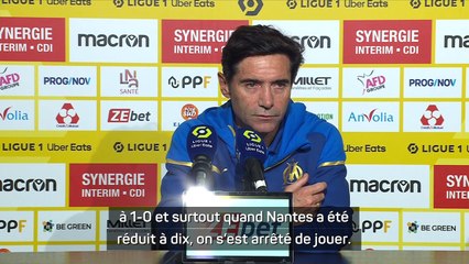 Marcelino : "On a cru que le match était terminé"