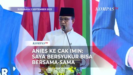 Pesan Manis Anies Untuk Cak Imin: Saya Bersyukur Bisa Bersama-sama