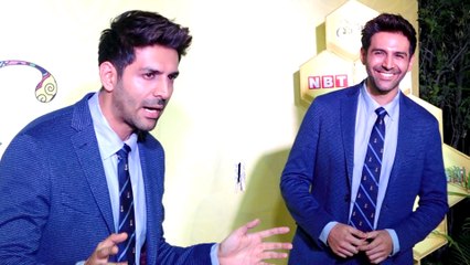 Kartik Aaryan Wins "Man Of The Year" Award At NBT Awards