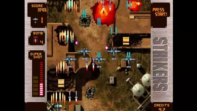 Strikers 1945 Plus (1999), a nice remastered psikyo game.