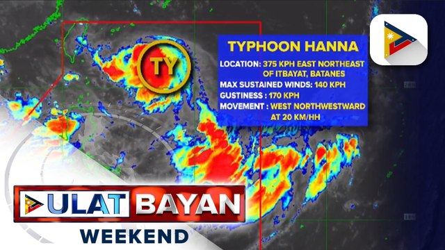 Signal No. 1, nakataas sa Batanes dahil sa #HannaPH