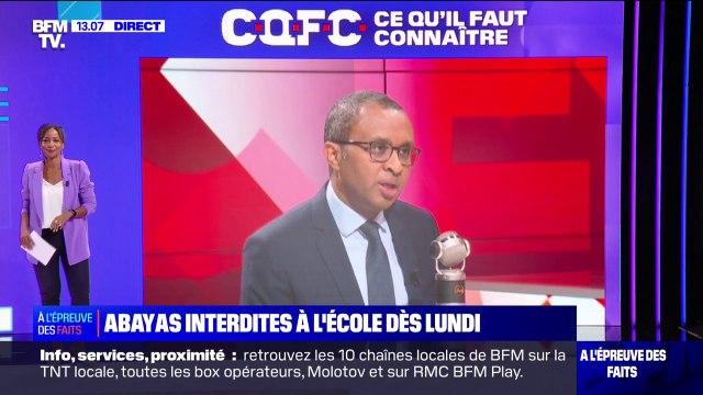 Abayas à l'école: en janvier dernier, l'ancien ministre Pap Ndiaye affirmait que c'était aux chefs d'établissement d'arbitrer