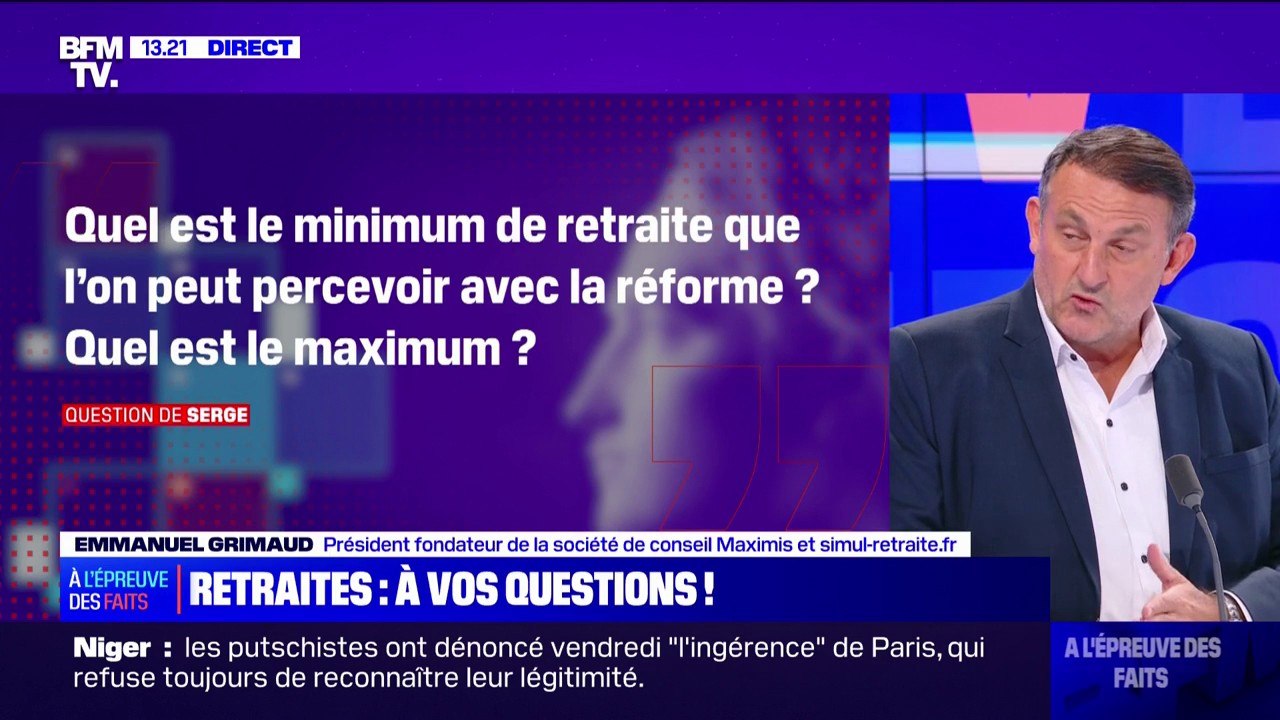 Montant de la retraite, intermittents du spectacle... Que change la réforme des retraites? BFMTV répond à vos questions