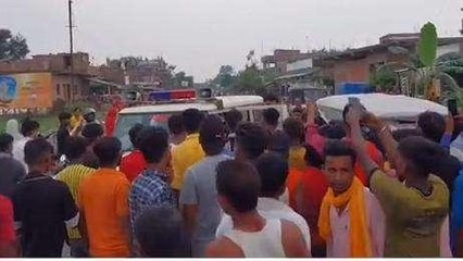 BREAKING: अनियंत्रित बाइक ने साइकिल सवार को मारी टक्कर, भागने में छुटा हथियार