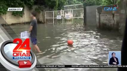 Malakas na ulan, muling nagpabaha sa ilang kalsada sa Metro Manila | 24 Oras Weekend