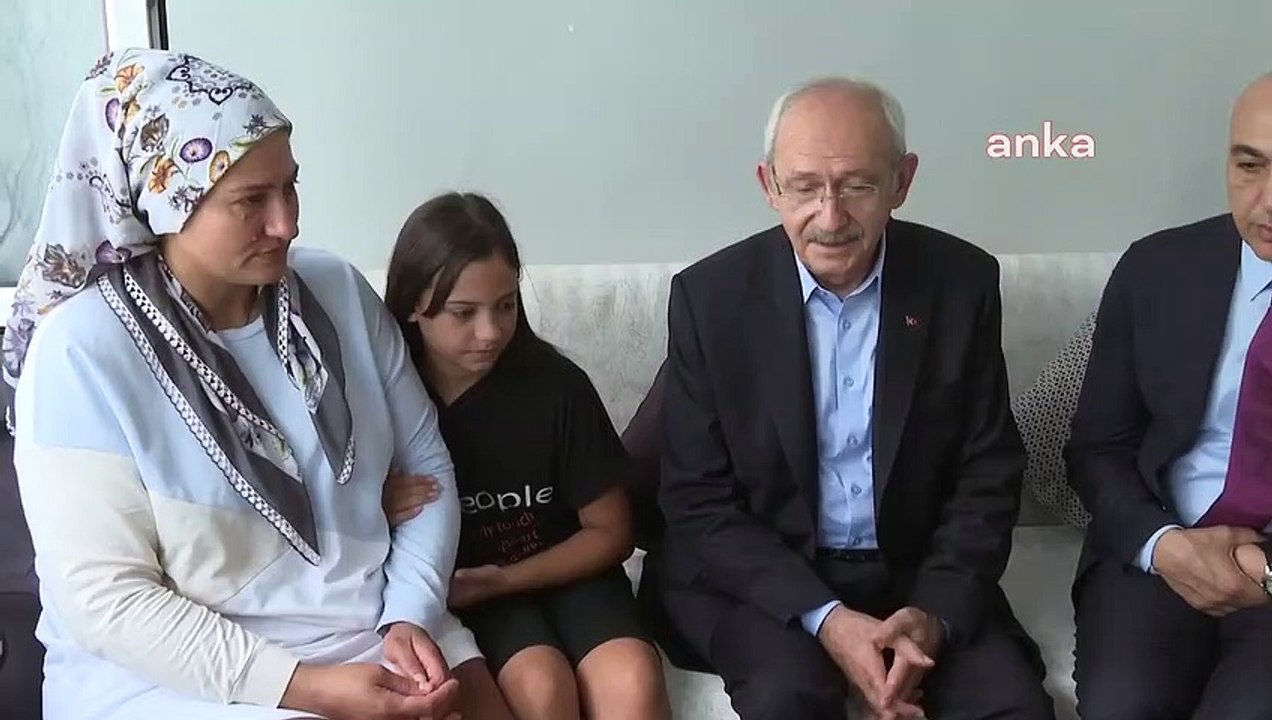 Kılıçdaroğlu a rendu visite à la mère de trois enfants qui était lave-vaisselle
