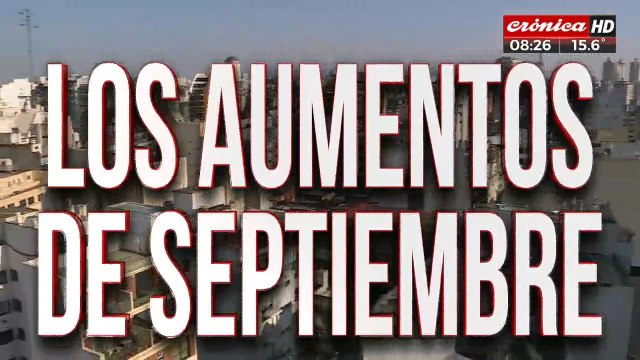 Bolsillos sin paz: estos son los aumentos de septiembre