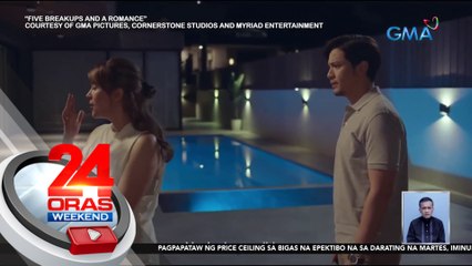 Intense scene ni Julia Montes at Alden Richards sa "Five Breakups and A Romance", 1M views agad sa loob ng 2 oras | 24 Oras Weekend