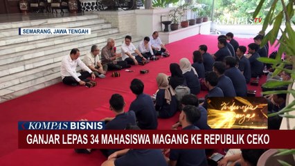 Lepas 34 Mahasiswa Magang ke Republik Ceko, Ini Harapan Ganjar Pranowo