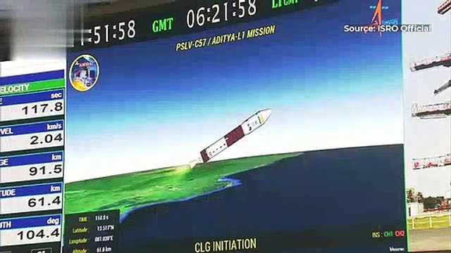 Aditya L-1 ISRO Sun Mission is launch with PSLV from Sriharikoto successfuly