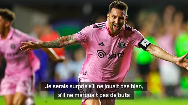 MLS - Vela : Ça serait surprenant si Messi jouait mal !