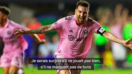MLS - Vela : "Ça serait surprenant si Messi jouait mal !"