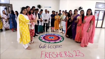 प्रथम वर्ष के विद्यार्थियों का स्वागत