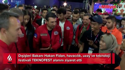 Bakan Fidan, TEKNOFEST alanını ziyaret etti