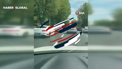 Konvoycular trafiği yavaşlattı, tepki gösteren vatandaş darp edildi