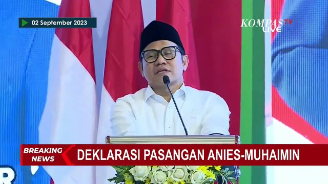 [FULL] Pidato Surya Paloh, Anies Baswedan dan Cak Imin saat Deklarasi Capres-Cawapres 2024