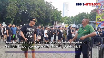 Hari Ke-2 Synchronize Fest 2023, Penonton Antre Mengular di Pintu Masuk
