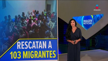 Rescatan a 103 migrantes en el Estado de México