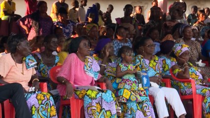 Sanon Marcel,Yapo N'cho et John Chahin en campagne à Akoupé