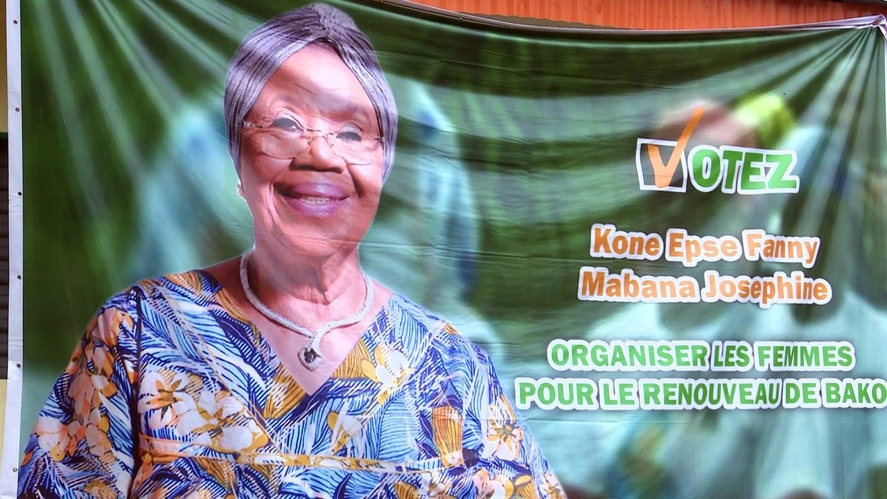 Mabana Koné, Lanciné Koné et Nabintou Koné en campagne pour les municipales à Bako