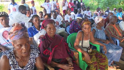 Sohou Richard, Nadège Graho,Tiéhidé, Alexis Zaé, Jean Pascal Mahan, Armel Noel en campagne à Kouibly