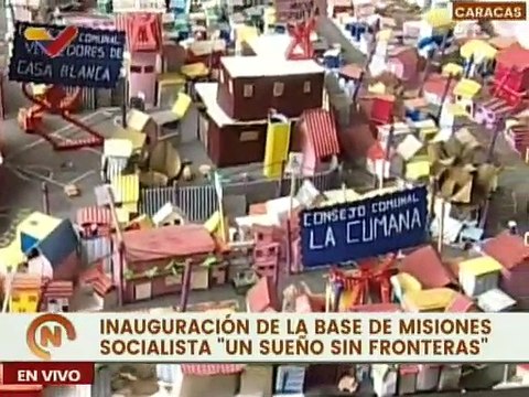 Vpdta. Delcy Rodríguez inaugura Base de Misiones Socialista Un Sueño sin Fronteras en Caracas
