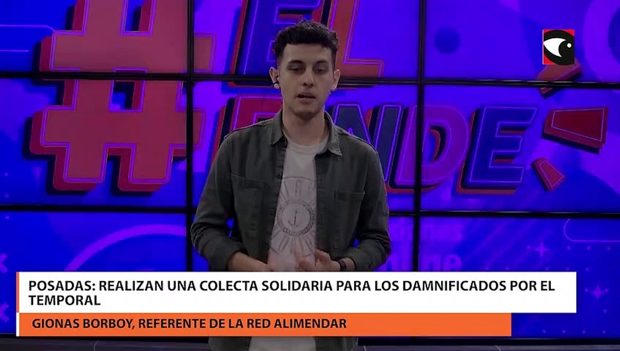 Posadas Realizan una colecta solidaria para los damnificados por el temporal