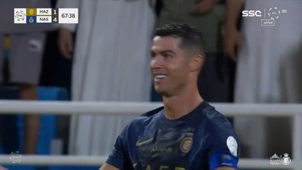 أهداف مباراة النصر 5 - 1 الحزم_اهداف رونالدووماني_دوري روشن السعودي
