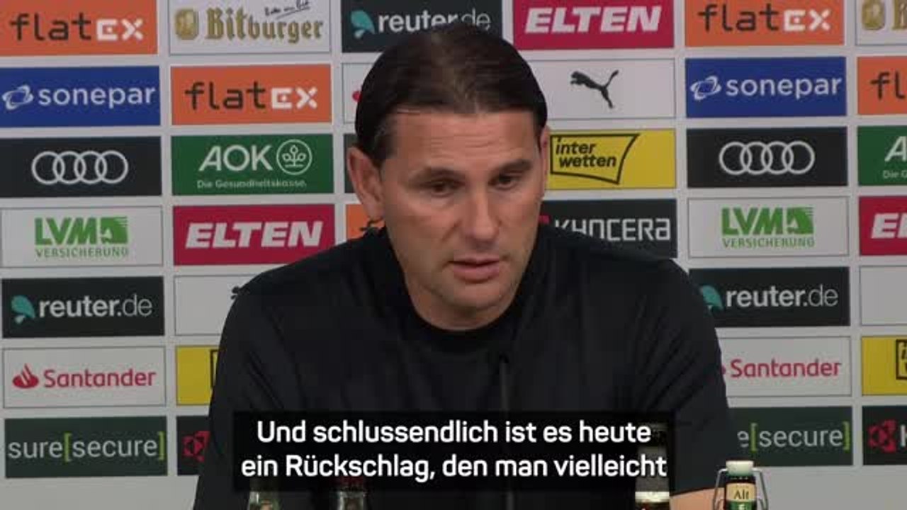 Seoane: Heute ist es 'ein Rückschlag'