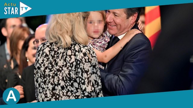 Christian Estrosi et sa femme Laura Tenoudji grande fête à Nice avec leur fille Bianca, ils accuei