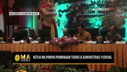 Ketua MA Pimpin Pembinaan Teknis dan Administrasi Yudisial  MA NEWS