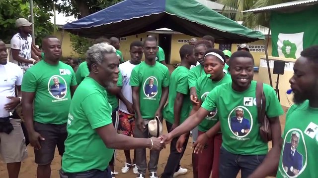 Michel Kadjo, Michel Kassi et Angora Elidjé en campagne pour les municipales 2023 à Maféré