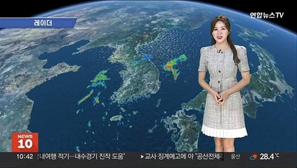 [날씨] 휴일 곳곳 비…한낮 30도 안팎 더위 계속