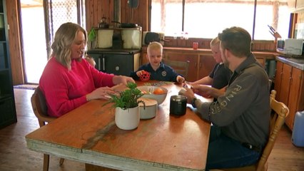 Queensland family sacrifices suburban conveniences to put family first