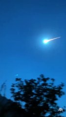 Gökyüzünde görülen ‘parlak ışık’ geceyi aydınlattı