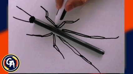Creando un DIBUJO LIBRE fantástico en poco tiempo. (Video 1). Creating a fantastic FREE DRAWING in no time. (Video 1).