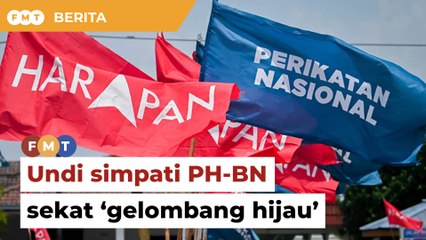 Undi simpati untuk PH-BN dijangka sekat kemaraan ‘gelombang hijau’
