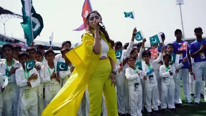 Aima Baig's Live Performance at Super 11 Asia Cup 2023 curtain-raiser _ PCB _ MA2L