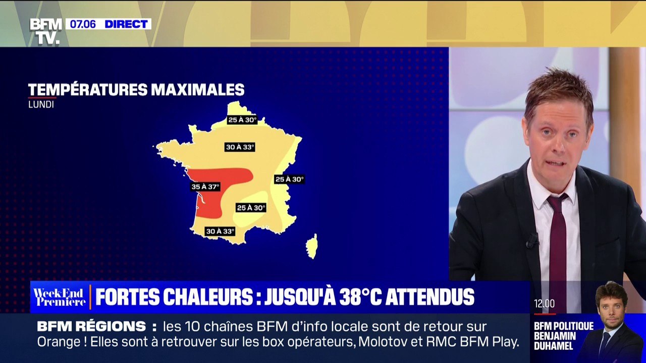 Vague de chaleur: où va-t-il faire le plus chau...